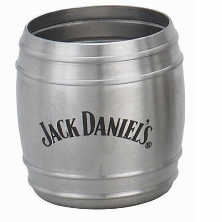 Jack Daniels Metal Whiskey Barrel Shot Glass